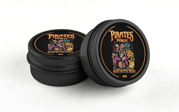 Pirate's Punch beard butter by Swole Skull Beard Co.