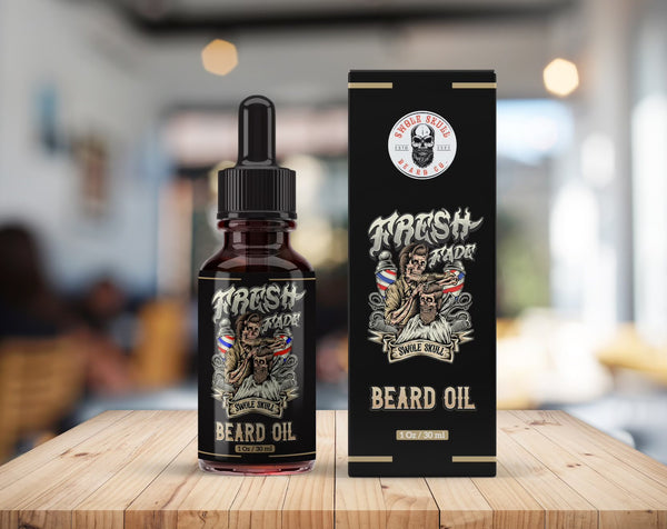 Fresh Fade beard oil by Swole Skull Beard Co.