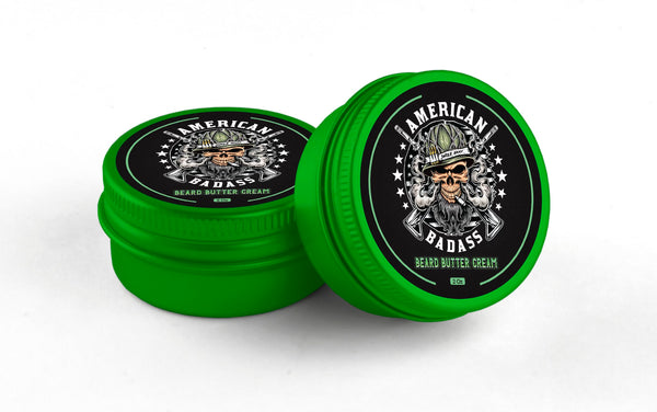 American Badass beard butter by Swole Skull Beard Co.