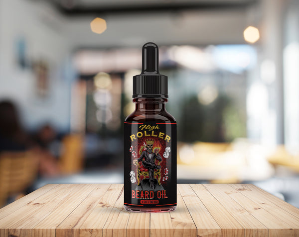 High Roller beard oil by Swole Skull Beard Co.