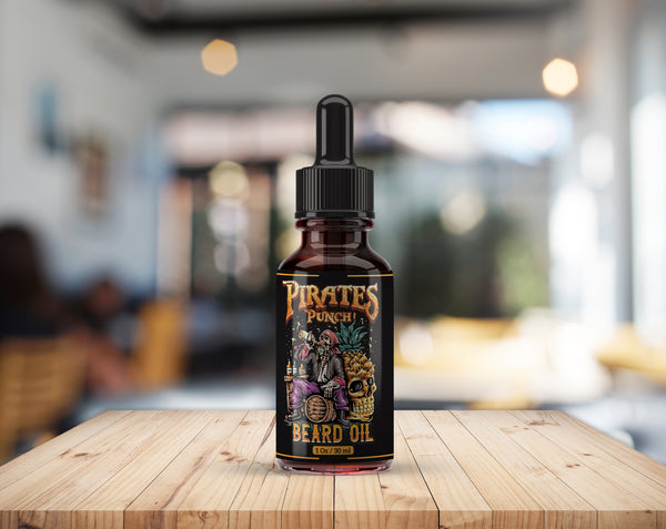 Pirate's Punch beard oil by Swole Skull Beard Co.