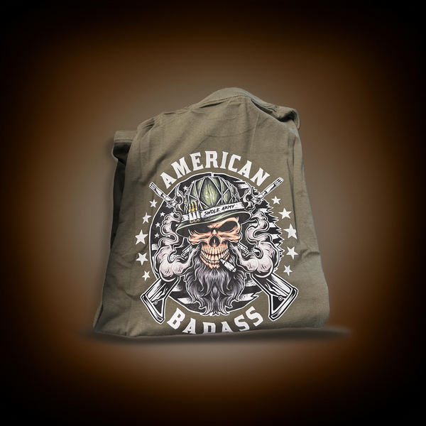 American Badass limited edition Swole Skull shirt