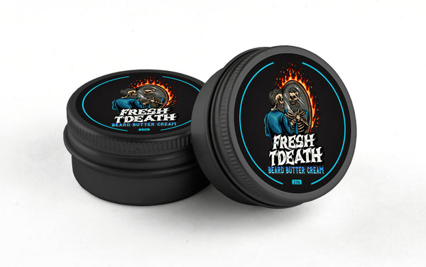 Fresh T'Death beard butter by Swole Skull Beard Co.