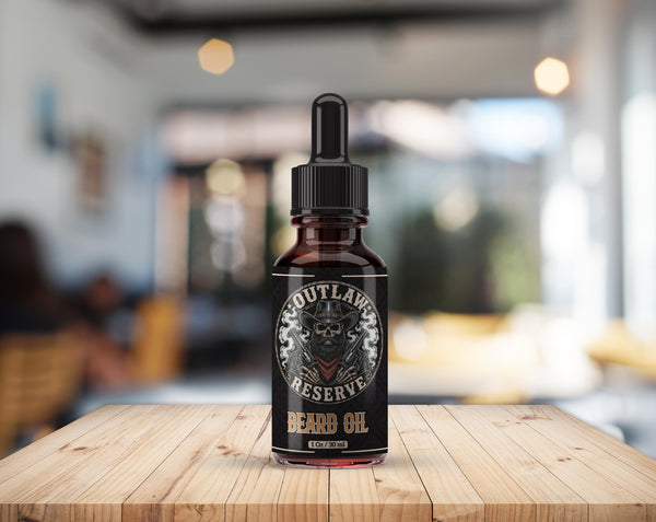 Outlaw Reserve beard oil by Swole Skull Beard Co.