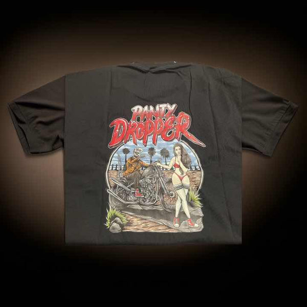 The Panty Dropper Swole Skull graphic T-shirt