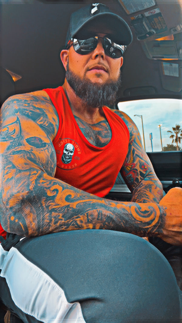 Swole Skull Logo Tank Top
